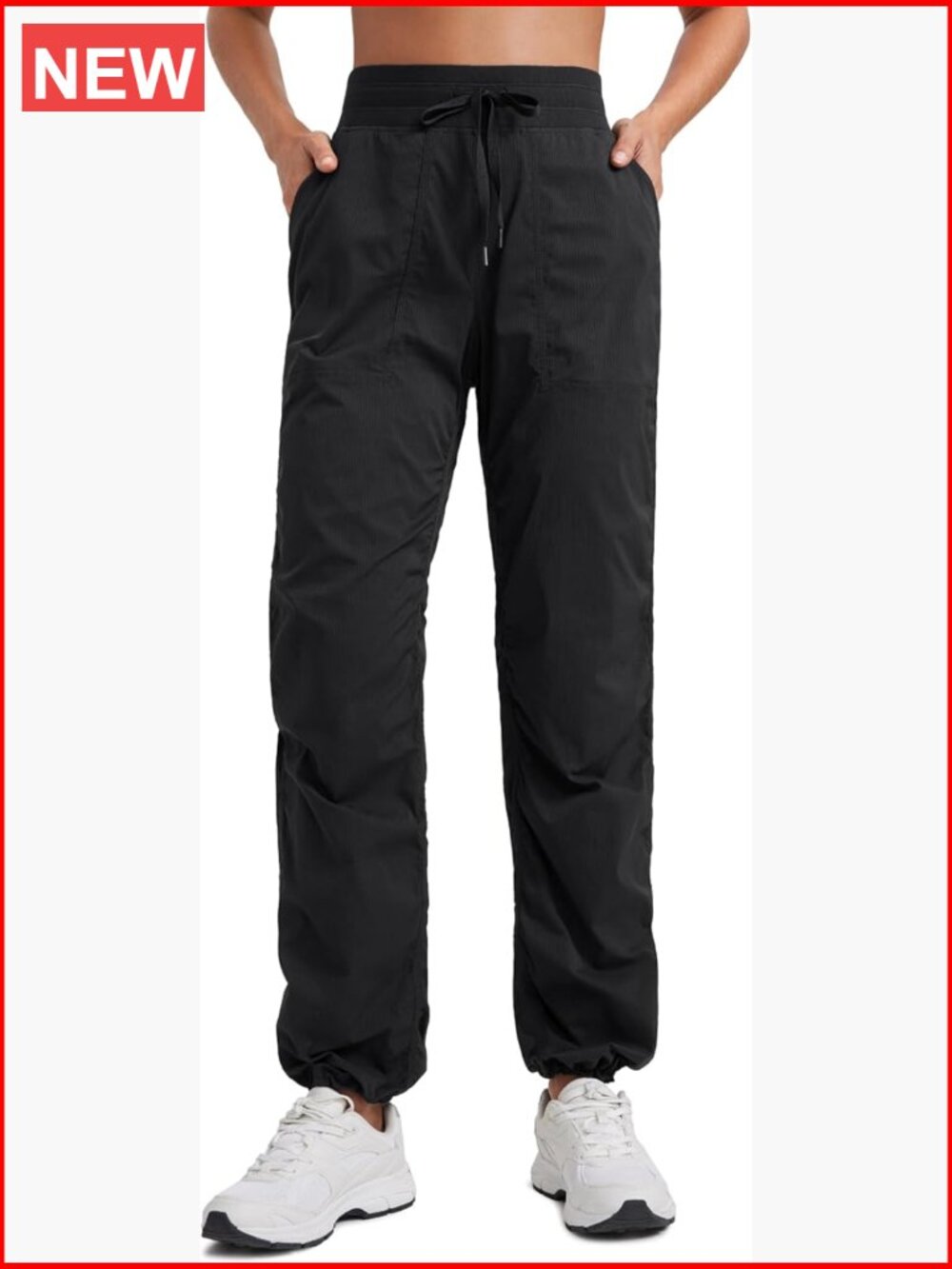 Lightweight Straight Leg Workout Pants with Pockets Joggers